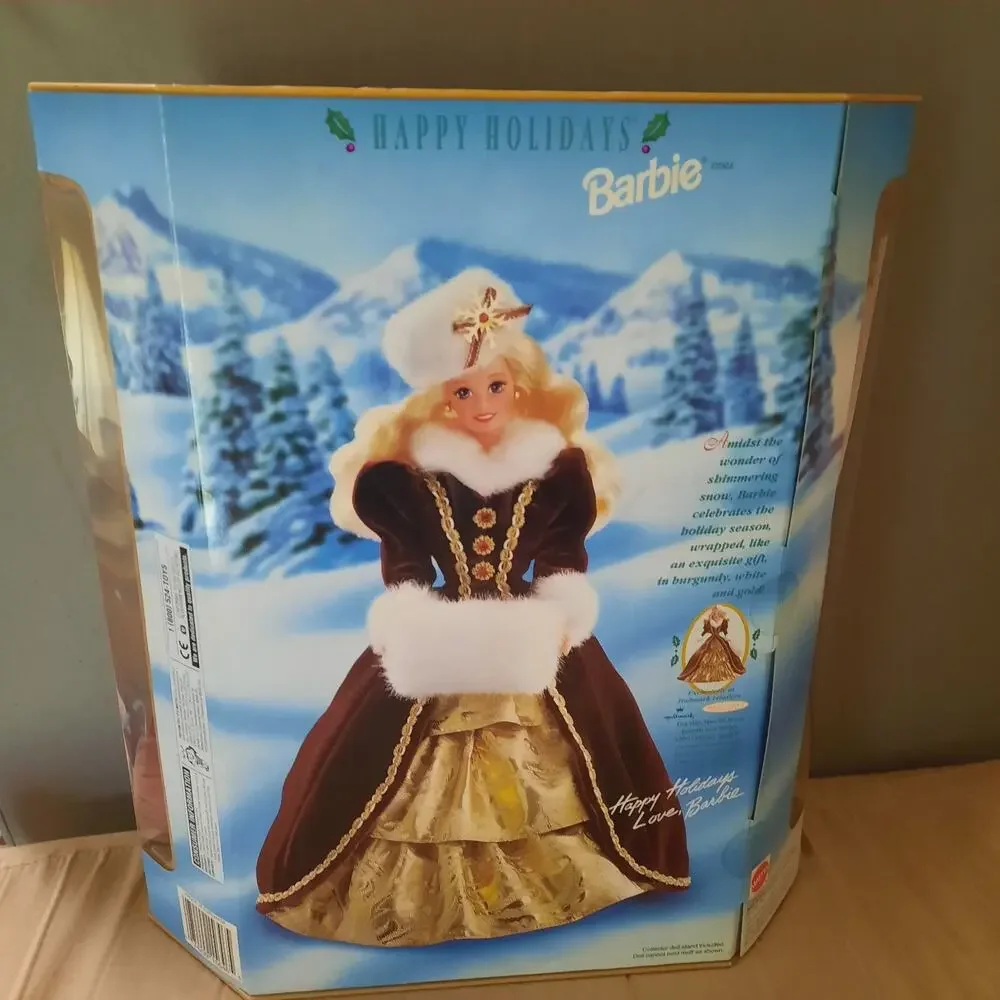 VTG 1996 Happy Holidays Barbie Doll Mattel 15646 Special Edition NIB NRFB